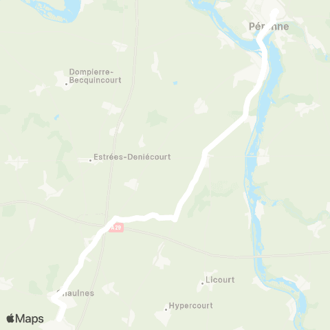 Hauts-de-France Car 80 - Lignes scolaires  map