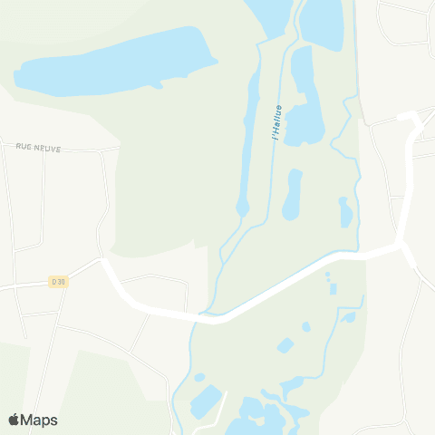 Hauts-de-France Car 80 - Lignes scolaires  map