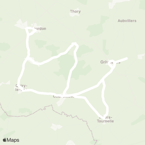 Hauts-de-France Car 80 - Lignes scolaires  map