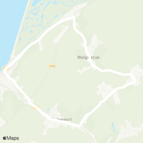 Hauts-de-France Car 80 - Lignes scolaires  map