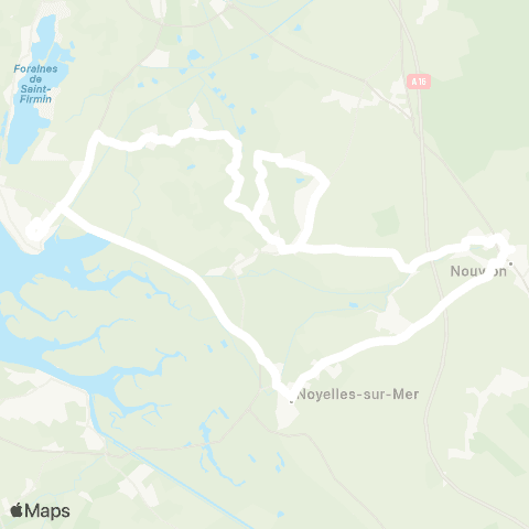 Hauts-de-France Car 80 - Lignes scolaires  map