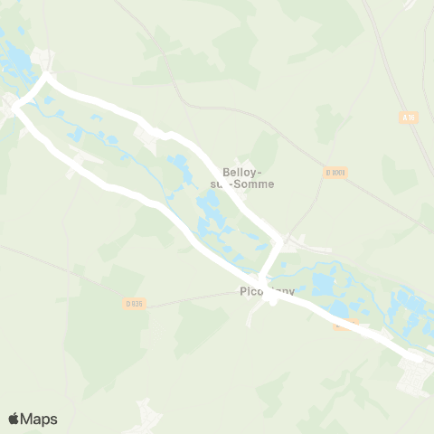 Hauts-de-France Car 80 - Lignes scolaires  map