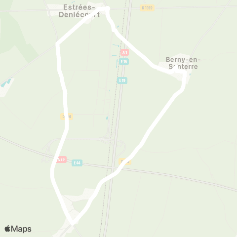 Hauts-de-France Car 80 - Lignes scolaires  map