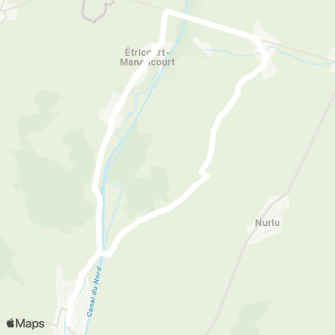 Hauts-de-France Car 80 - Lignes scolaires  map