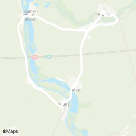 Hauts-de-France Car 80 - Lignes scolaires  map