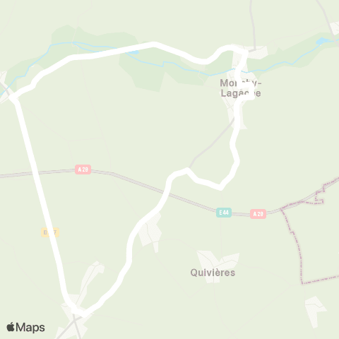 Hauts-de-France Car 80 - Lignes scolaires  map