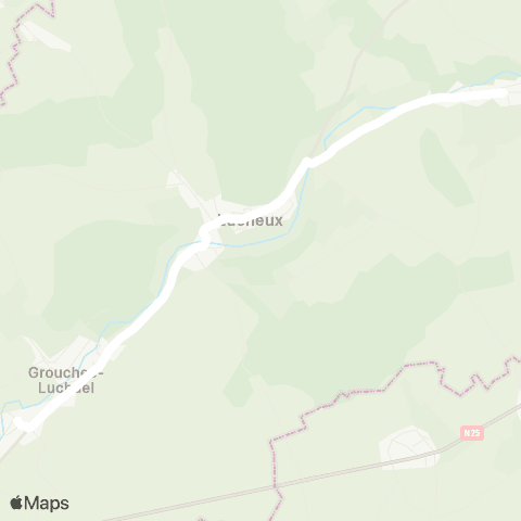 Hauts-de-France Car 80 - Lignes scolaires  map