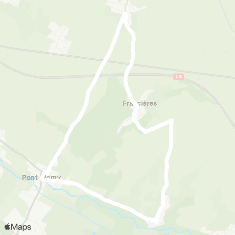 Hauts-de-France Car 80 - Lignes scolaires  map