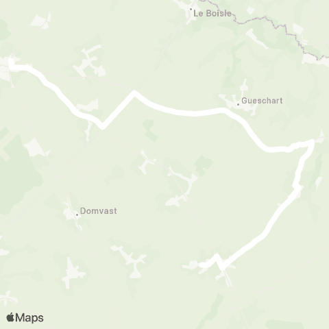 Hauts-de-France Car 80 - Lignes scolaires  map