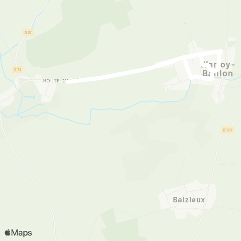 Hauts-de-France Car 80 - Lignes scolaires  map