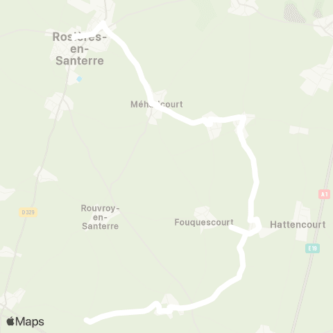 Hauts-de-France Car 80 - Lignes scolaires  map