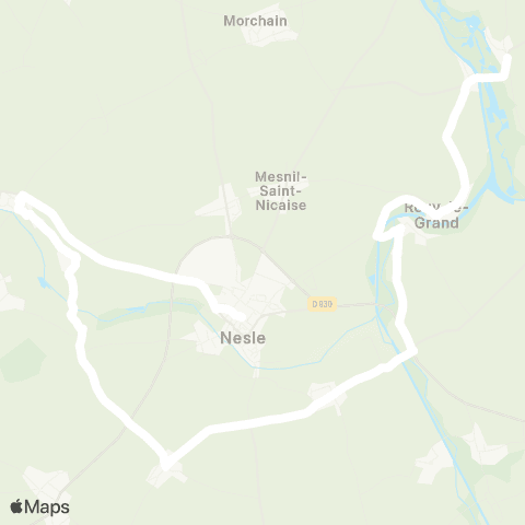 Hauts-de-France Car 80 - Lignes scolaires  map