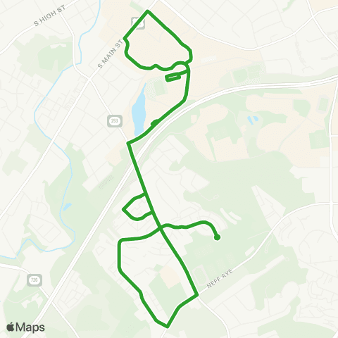 HDPT Jmu Green Line map