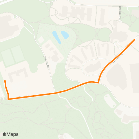 HDPT Jmu Jennings Shuttle map
