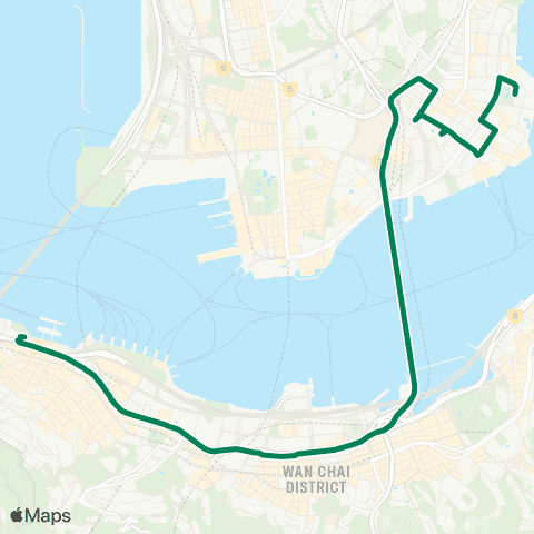 Kowloon Motor Bus Laguna Verde - Central (Macao Ferry) map
