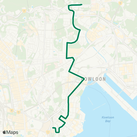 Kowloon Motor Bus Chuk Yuen Estate - Hung Hom Station map