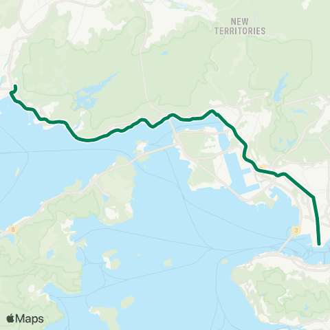 Kowloon Motor Bus Handsome Court - Tsim Sha Tsui map
