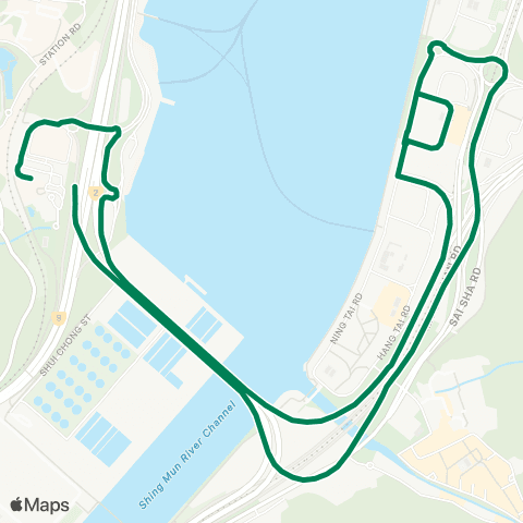 Kowloon Motor Bus Univ Sta - Chevalier Garden (Circular) map