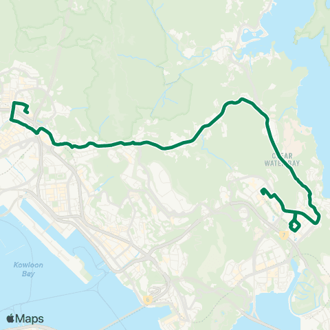 Kowloon Motor Bus Po Lam - Diamond Hill Station map