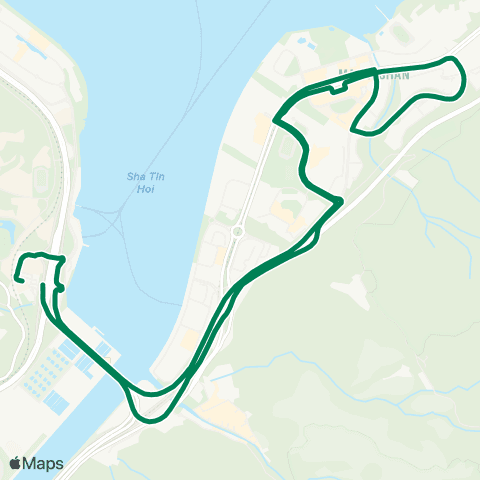 Kowloon Motor Bus Univ Sta - Kam Ying Court (Circular) map