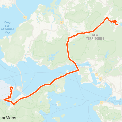 Long Win Bus Tai Po Tau - Skycity map