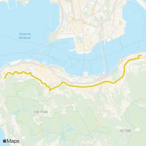 Citybus North Point Ferry - Pokfield Road map
