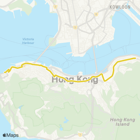 Citybus N Point (Healthy St Central) - Sheung Wan map