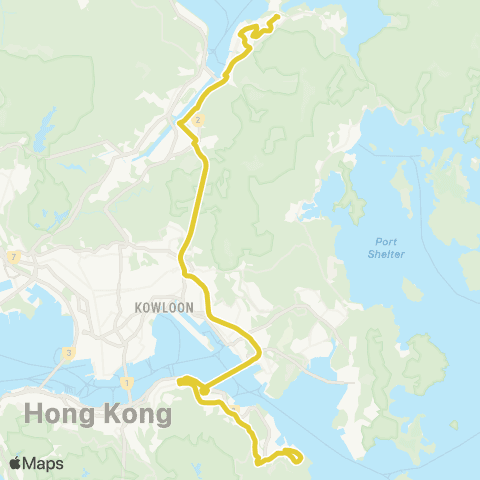 Citybus Lee On - Chai Wan (East) map