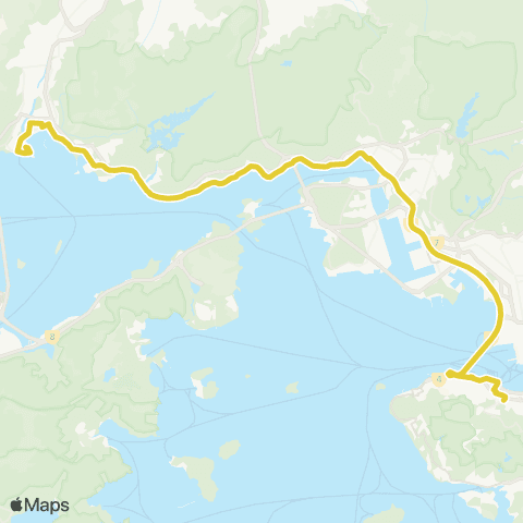 Citybus Tuen Mun (Yuet Wu Villa) - Admiralty map