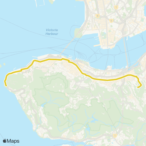 Citybus Felix Villas - Hong Kong Stadium map
