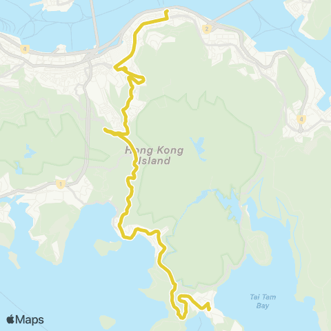 Citybus North Point Ferry - Stanley Market map