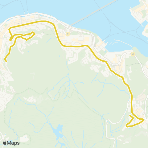 Citybus Chai Wan (Hing Wah Estate) - Lai Tak Tsuen map
