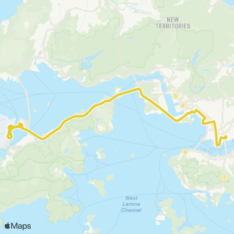 Citybus Hung Hom Sta - Airport (Ground TC) map