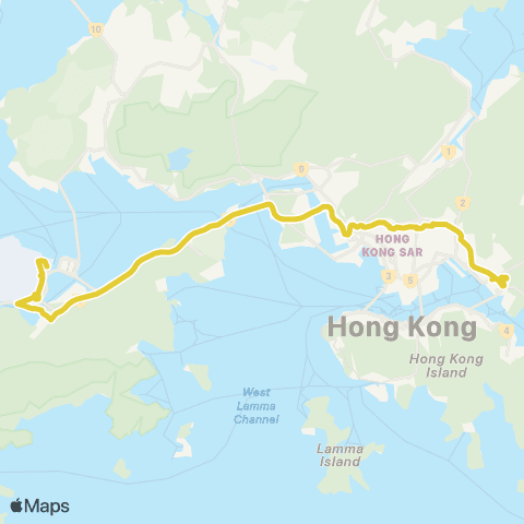 Citybus Lam Tin (North) - Skycity map