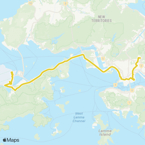 Citybus Tsz Wan Shan (S) - Airport (Ground TC) map