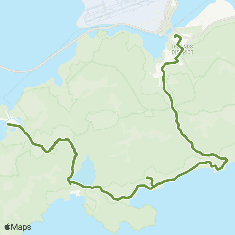 New Lantao Bus Tung Chung Station Bus Terminus - Tai O map