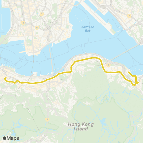 Citybus Grand Promenade - Admiralty (Admiralty Ctr) map