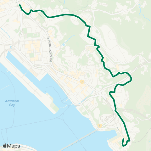 Kowloon Motor Bus Yau Tong - Choi Hung map