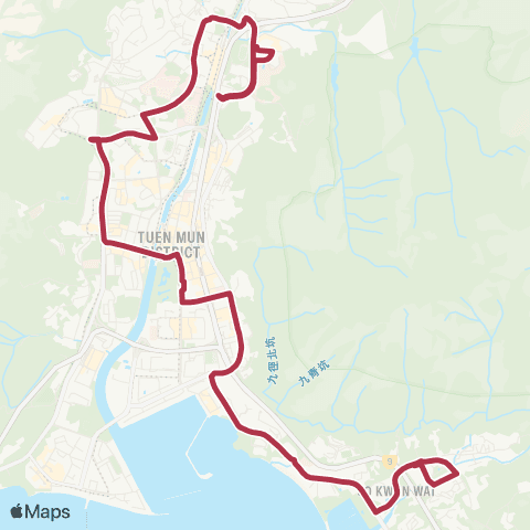 MTR Bus Fu Tai - So Kwun Wat map