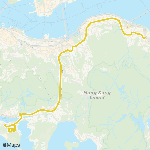 Citybus S Horizons - Sai Wan Ho (Tai Hong St) map