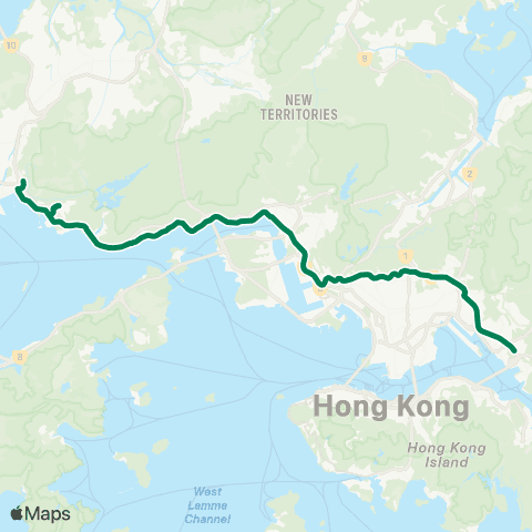 Kowloon Motor Bus Handsome Court - Lam Tin Station map