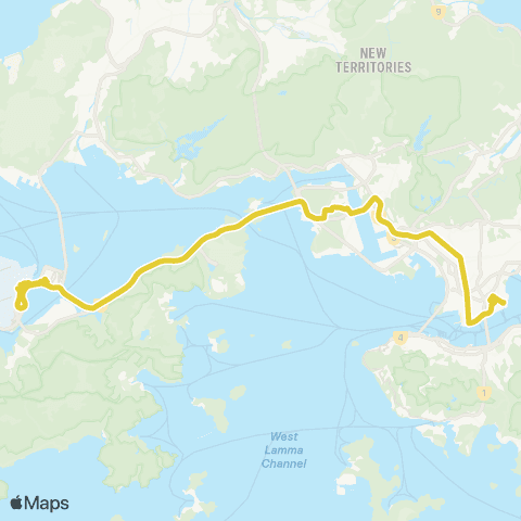 Citybus Whampoa Garden - Hzmb Hong Kong Port map