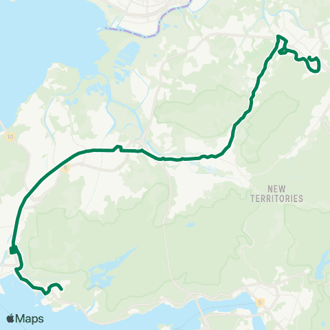 Kowloon Motor Bus So Kwun Wat - Fanling (Cheung Wah) map