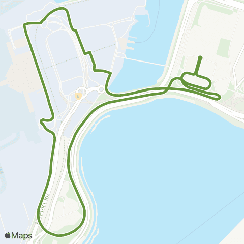 New Lantao Bus Hzmb Hong Kong Port - Airport (Passenger Term Bldg) (Circular) map