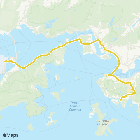 Citybus Sham Wan - Airport map