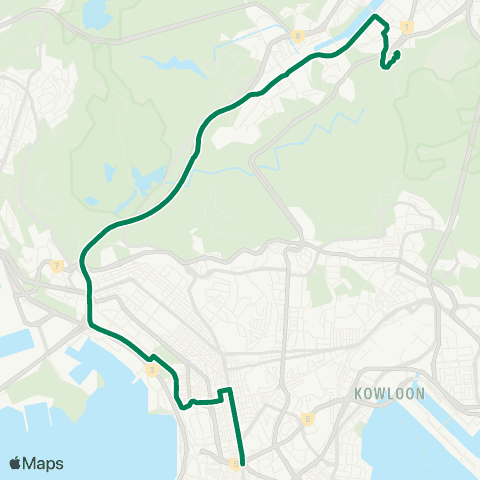 Kowloon Motor Bus Shui Chuen O - Yau Ma Tei map