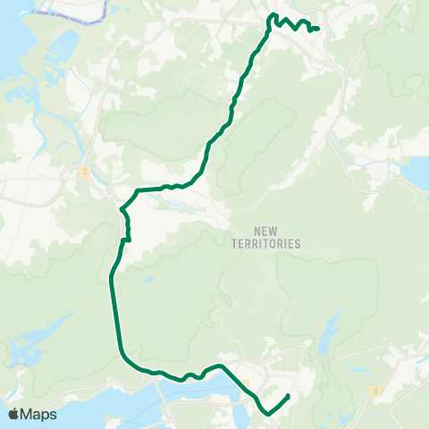Kowloon Motor Bus Fanling (Luen Wo Hui) - Kwai Hing Sta map