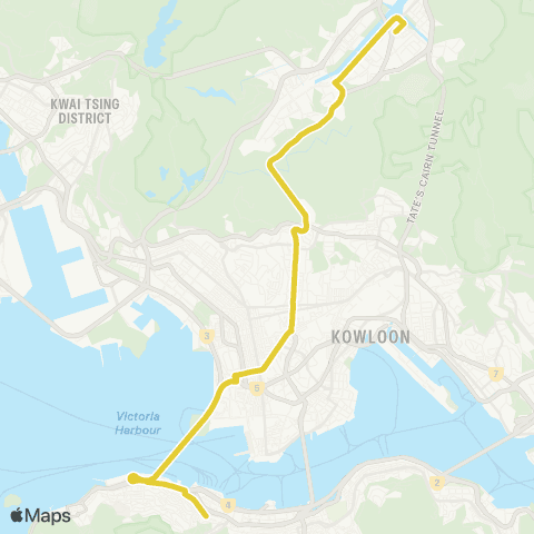 Citybus City One Shatin - Central map