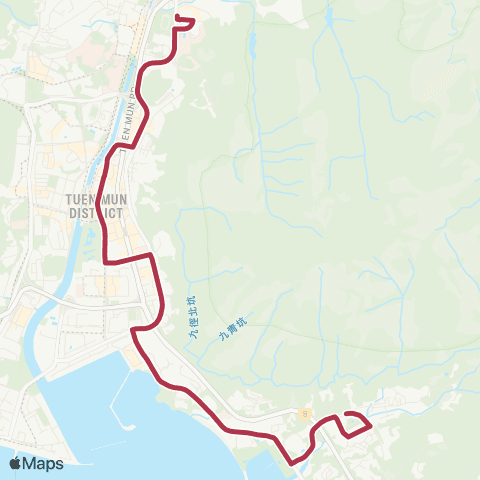 MTR Bus Fu Tai - So Kwun Wat map