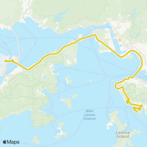 Citybus Ap Lei Chau (Lee Lok St) - Airport / Hzmb Hong Kong Port map